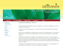 Tablet Screenshot of cactushealth.com